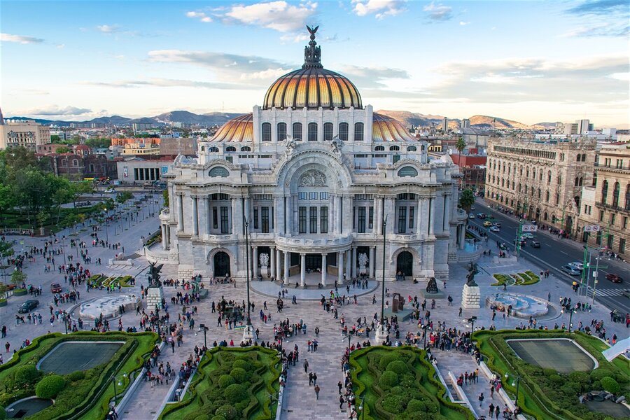 Mexico City Pakacio debelle Artes